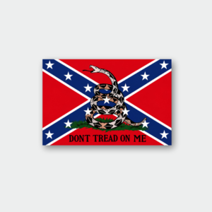 Adesivo Bandeira Dixie-Gasden